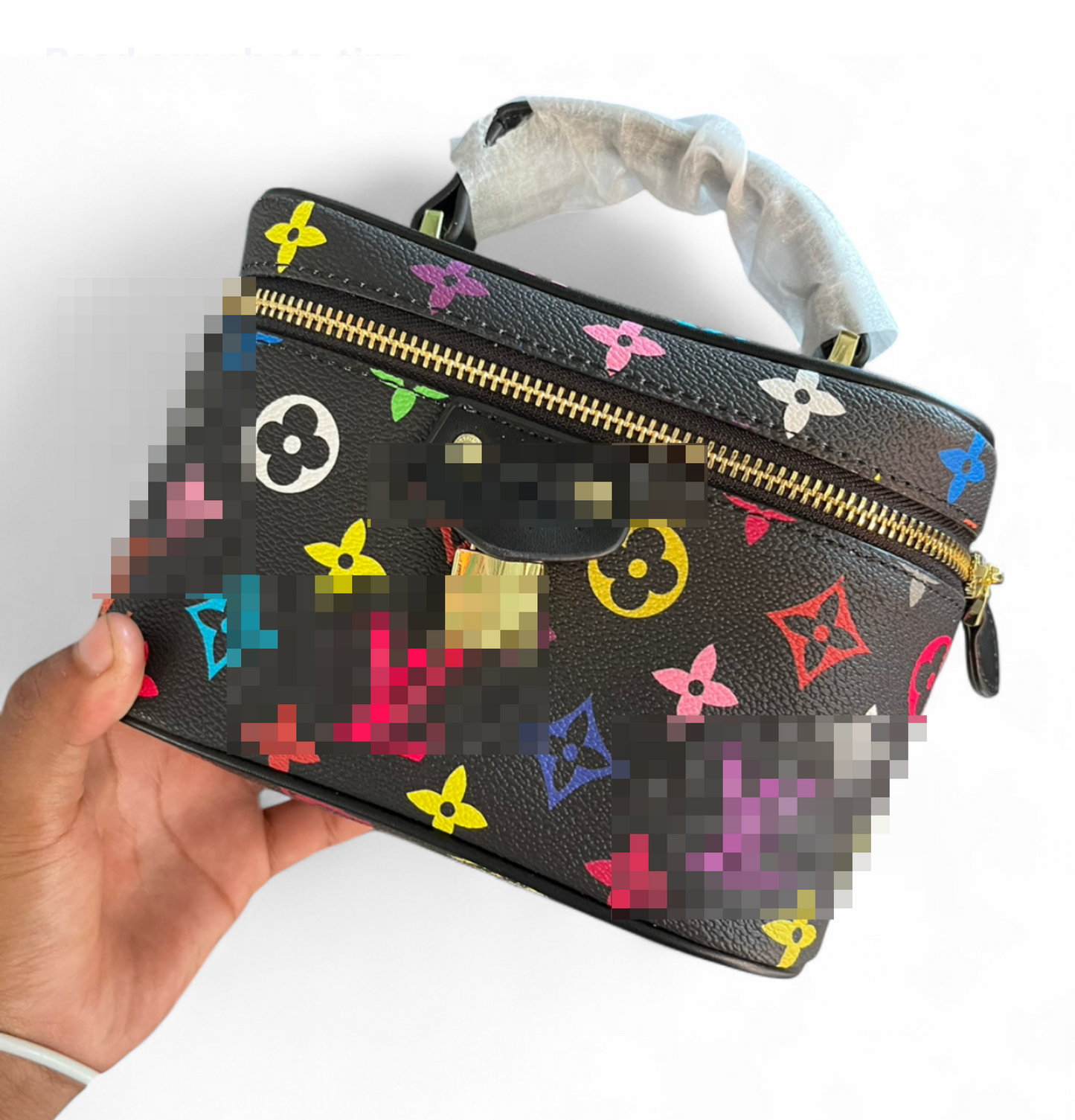 Monogram Rainbow Black Mini bag